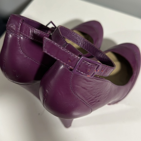 Purple Mary Jeans pumps with platform - Picture 7 of 7